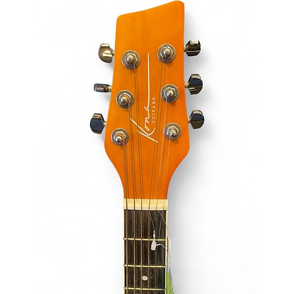 Used Kona K394D Natural Acoustic Guitar