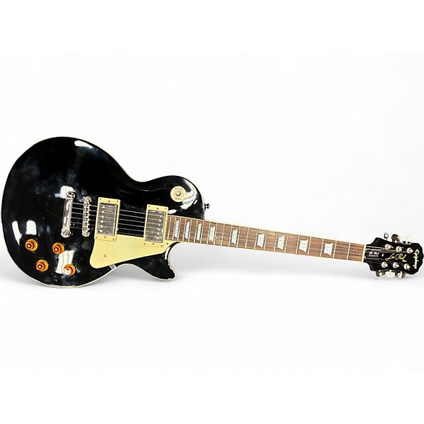 Used Epiphone Les Paul Standard Black Solid Body Electric Guitar