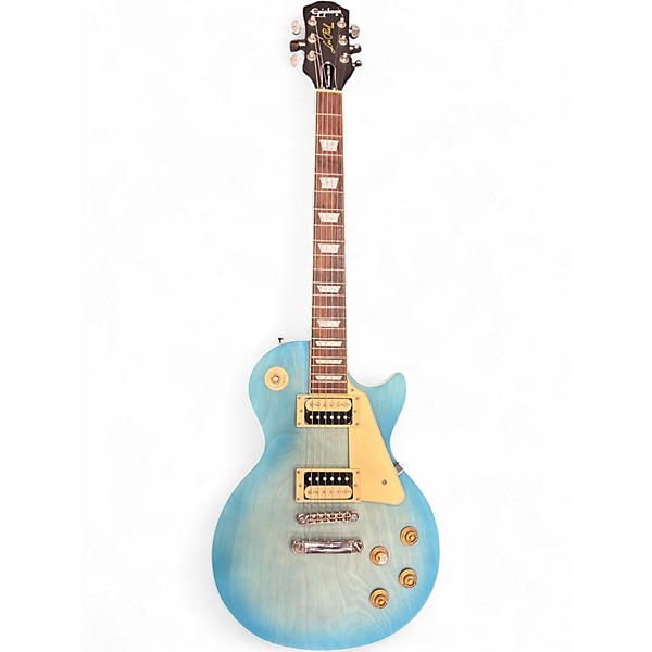 Used Epiphone Les Paul Traditional Pro IV Blue Burst Solid Body Electric Guitar