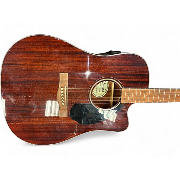 Used Fender CD60 Mahogany Natural Acoustic Guitar