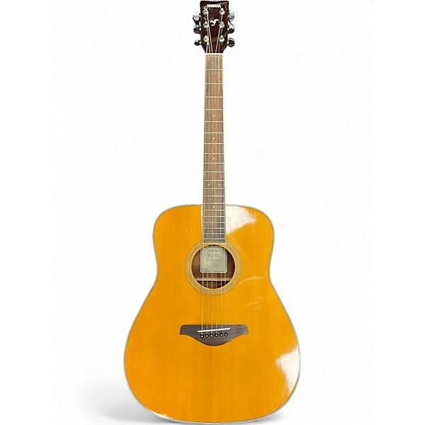 Used Yamaha FGTA Transacoustic Antique Natural Acoustic Electric Guitar
