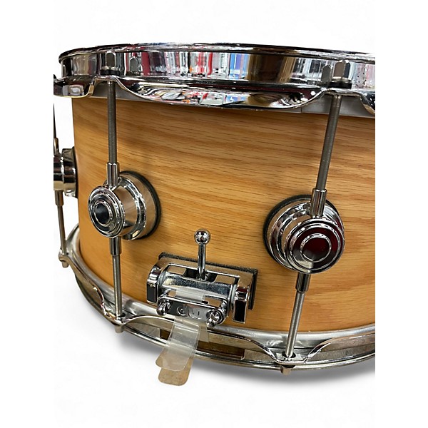 Used DW 6X14 Collector's Series Lacquer Custom Snare Natural Oak Drum