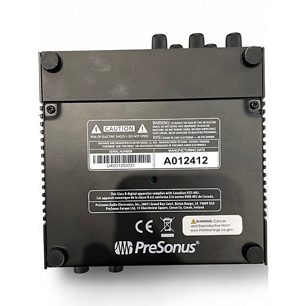 Used PreSonus Audiobox USB Audio Interface