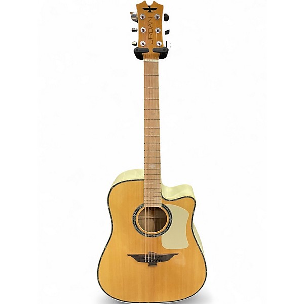 Used 2013 Urban LIMITED EDITION WHITE/NATURAL Acoustic Electric Guitar