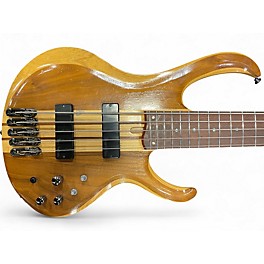 Used Ibanez BTB745 Amber Electric Bass Guitar