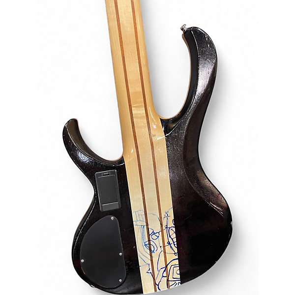 Used Ibanez BTB745 Amber Electric Bass Guitar