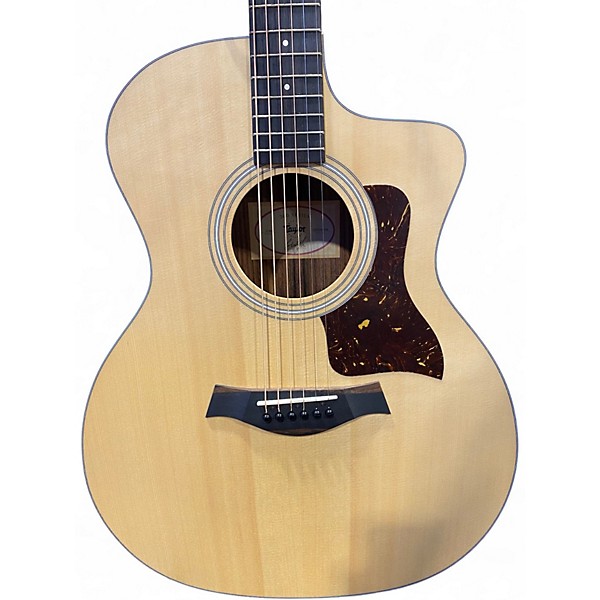 Used Taylor 214CE Natural Acoustic Electric Guitar