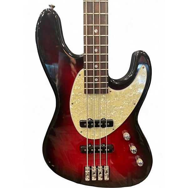 Used Hamer CRUISE BASS 2 TEK BRIDGE Cherry Sunburst Electric Bass Guitar