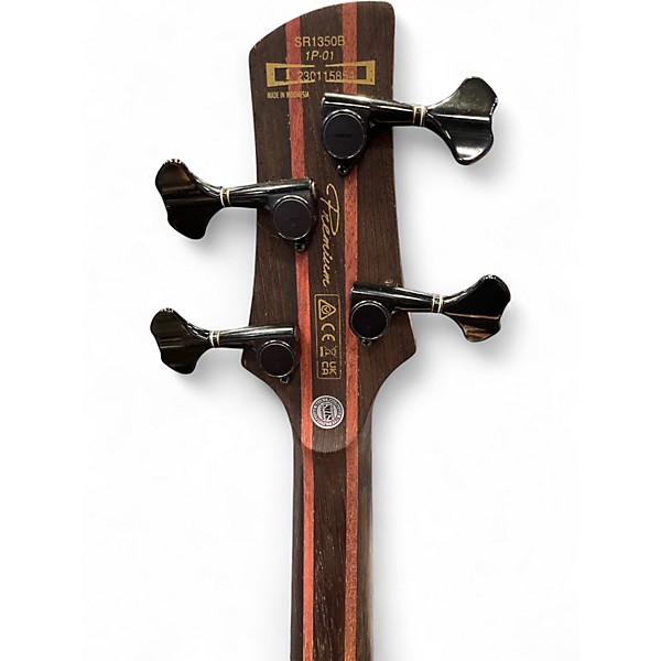 Used Ibanez SR1350B DUAL MOCHA BURST FLAT Electric Bass Guitar