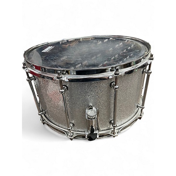 Used Dallas Drum 14X8 MAPLE CUSTOM SNARE Silver Sparkle Drum