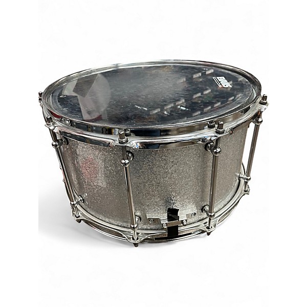 Used Dallas Drum 14X8 MAPLE CUSTOM SNARE Silver Sparkle Drum