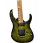 Used Ibanez RGR320EX GREEN SPLASH Solid Body Electric Guitar