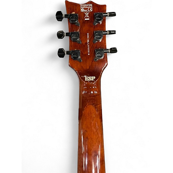 Used ESP LTD EC100QM BURST Solid Body Electric Guitar