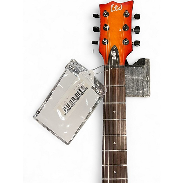 Used ESP LTD EC100QM BURST Solid Body Electric Guitar