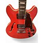 Used D'Angelico Premier Series Mini DC Fiesta Red Hollow Body Electric Guitar