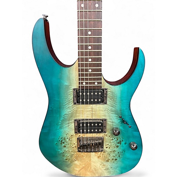 Used Ibanez RG421PB Caribbean Shoreline Solid Body Electric Guitar