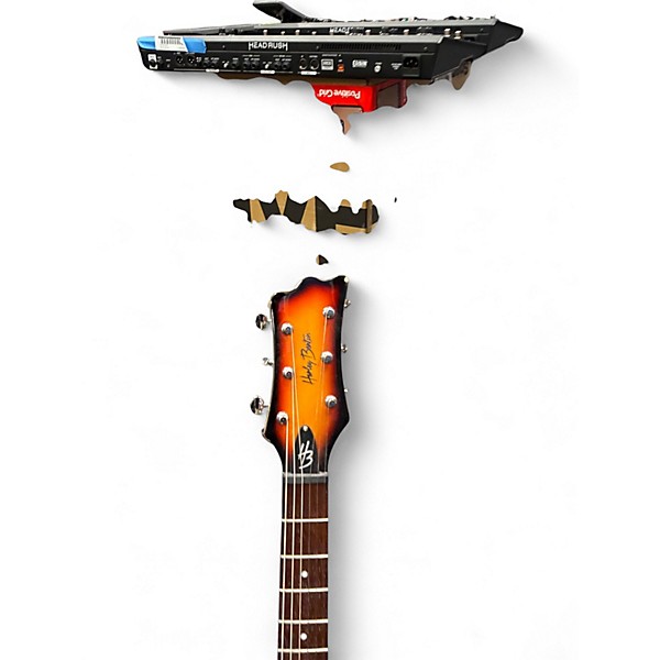 Used Harley Benton MR Classic 3 Color Sunburst Solid Body Electric Guitar