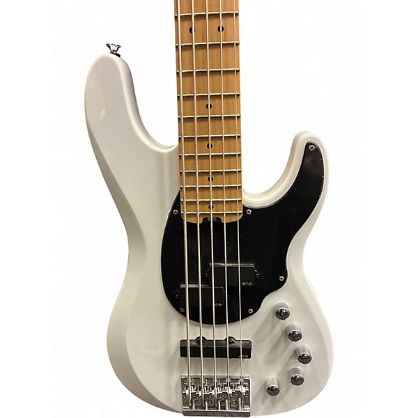 Used Jackson Dave Ellefson Signature CBX 5 String White Electric Bass Guitar