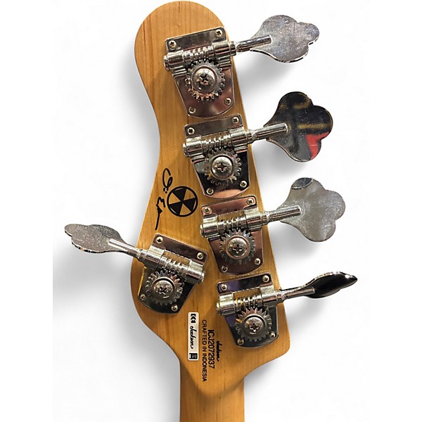 Used Jackson Dave Ellefson Signature CBX 5 String White Electric Bass Guitar