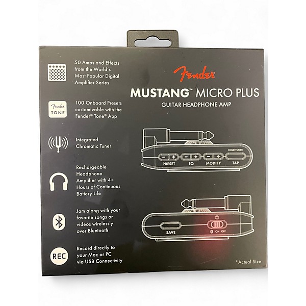 Used Fender MUSTANG MICRO PLUS Battery Powered Amp