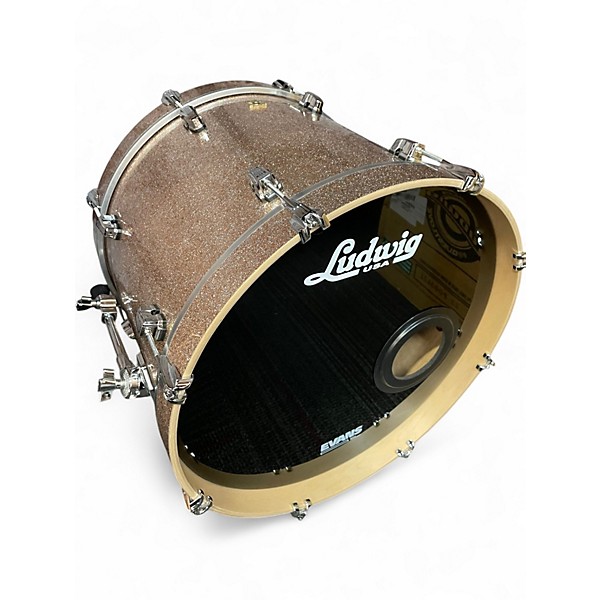 Used Ludwig 4 Piece Keystone SHAMPAYNE Drum Kit