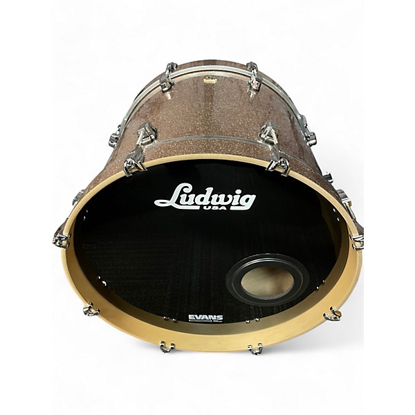 Used Ludwig 4 Piece Keystone SHAMPAYNE Drum Kit