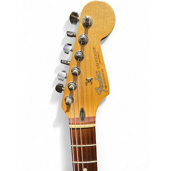 Used Fender Player Stratocaster Vintage White Solid Body Electric Guitar