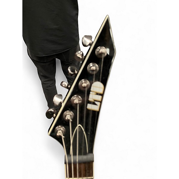 Used ESP LTD V-500 Black Solid Body Electric Guitar