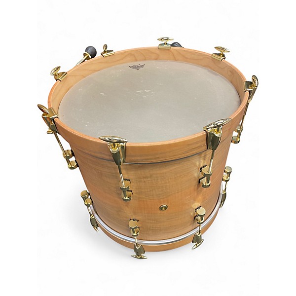 Used 2000s Lang Percussion 4 Piece Lang Percussion Inc. Ambrosia Maple/Mahogany 2000 - Natural Mahogany Shell Ambrosia Map...