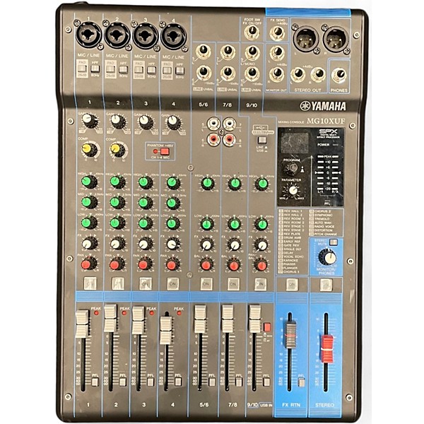 Used Yamaha MG10XUF Unpowered Mixer