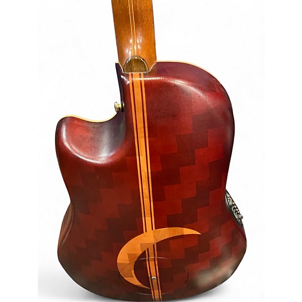 Used Hohner ECA800EX SPALTED Acoustic Electric Guitar