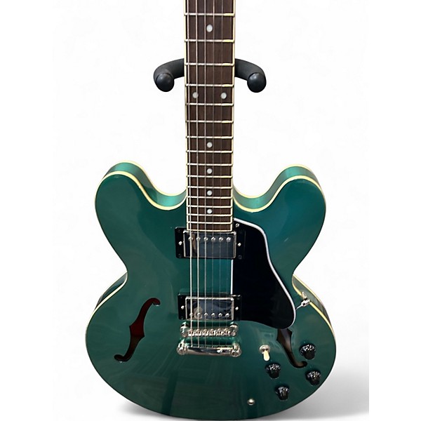 Used Epiphone ES335 Emerald Green Hollow Body Electric Guitar