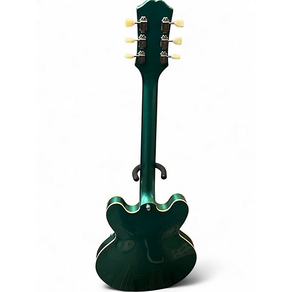 Used Epiphone ES335 Emerald Green Hollow Body Electric Guitar