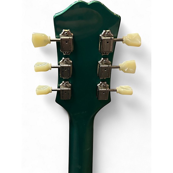 Used Epiphone ES335 Emerald Green Hollow Body Electric Guitar