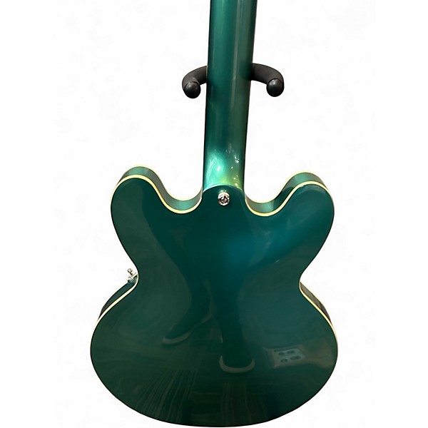 Used Epiphone ES335 Emerald Green Hollow Body Electric Guitar