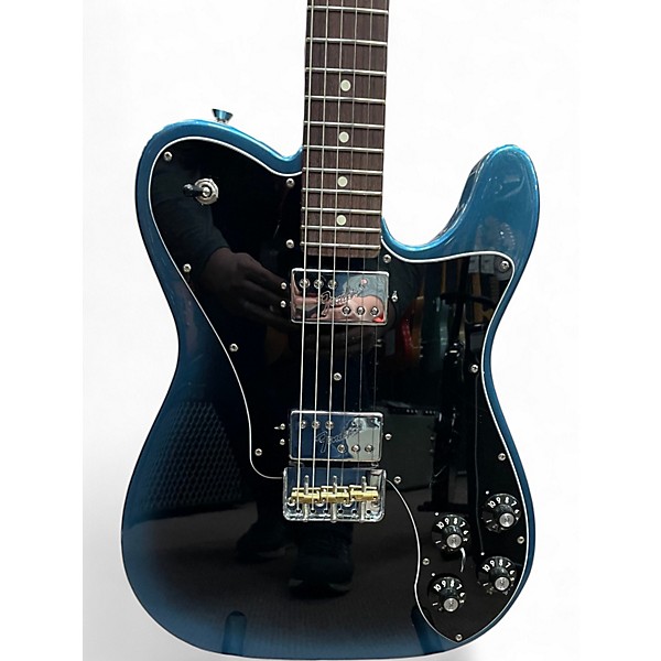 Used Fender American Deluxe Telecaster Blue Burst Solid Body Electric Guitar