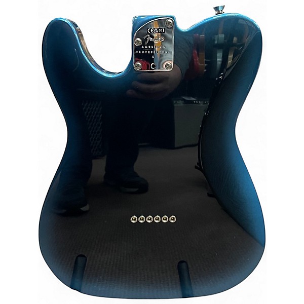 Used Fender American Deluxe Telecaster Blue Burst Solid Body Electric Guitar