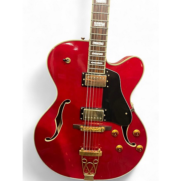 Used Hohner HS45 RED Hollow Body Electric Guitar