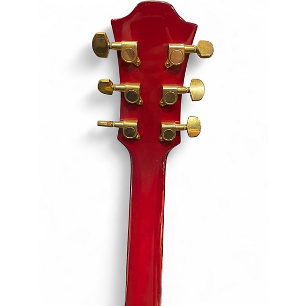 Used Hohner HS45 RED Hollow Body Electric Guitar