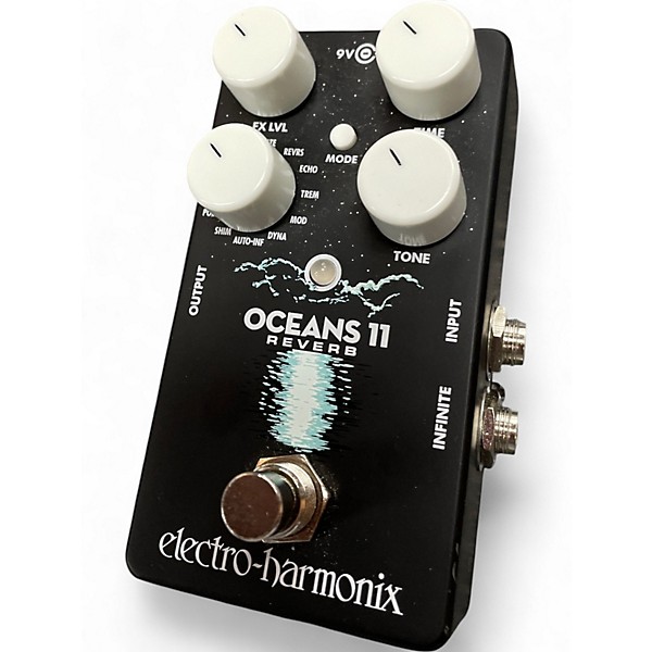 Used Electro-Harmonix Oceans 11  Reverb Effect Pedal