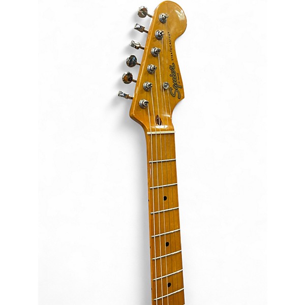 Used Squier Classic Vibe 1950S Stratocaster Fiesta Red Solid Body Electric Guitar