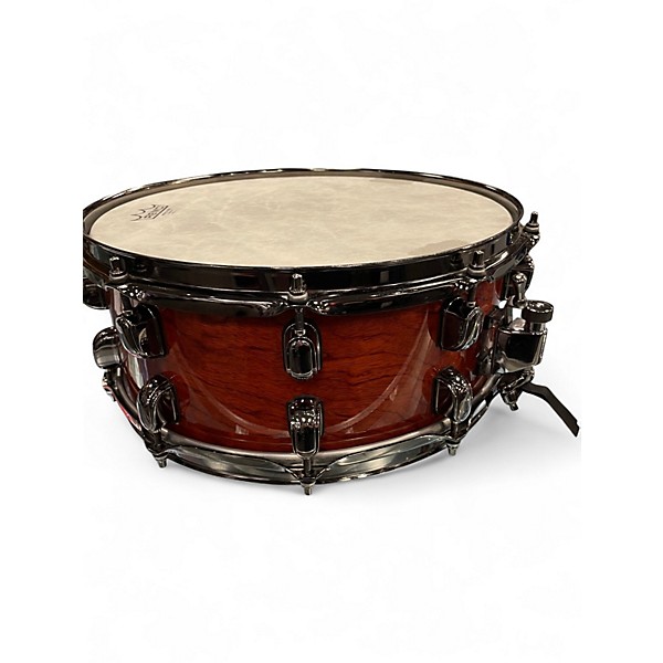 Used TAMA 6X14 SLP G BUBINGA NATURAL QUILTED Drum