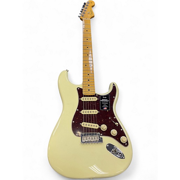Used Fender American Professional II Stratocaster Olympic White Solid Body Electric Guitar