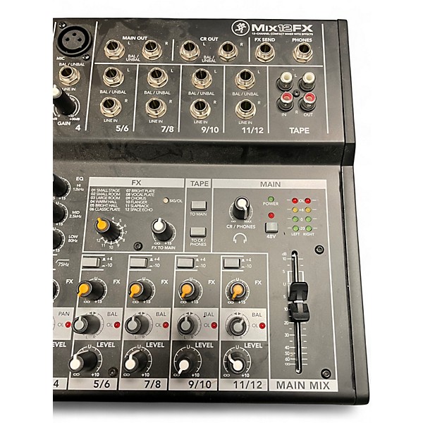 Used Mackie MIX12FX Powered Mixer