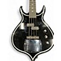 Used Cort Gene Simmons AXE Black and White Electric Bass Guitar
