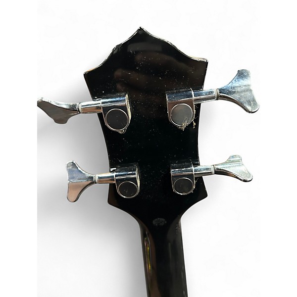 Used Cort Gene Simmons AXE Black and White Electric Bass Guitar