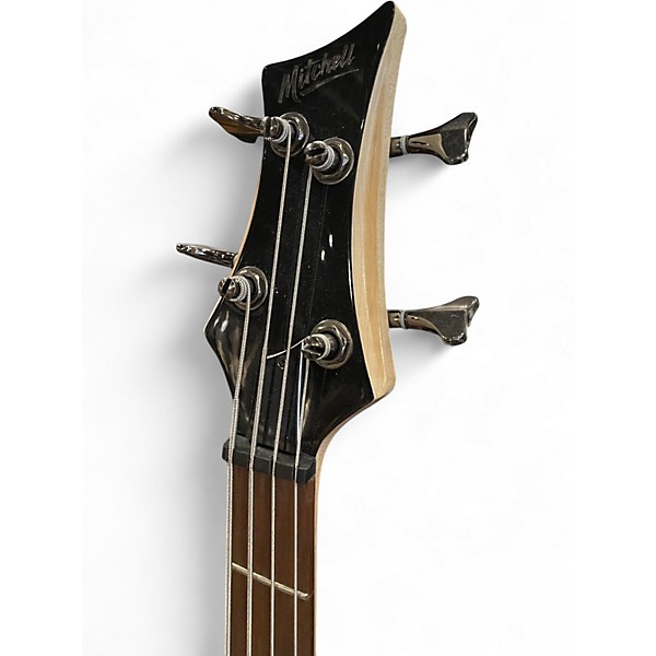 Used Mitchell MB200 Red Electric Bass Guitar