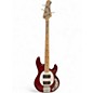 Used Sterling by Music Man Ray4 Metallic Red Electric Bass Guitar thumbnail