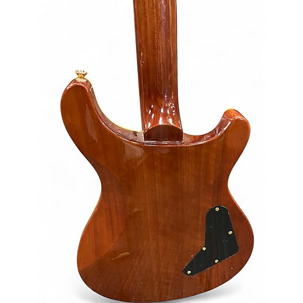 Used Wolf left handed electric guitar Amber Solid Body Electric Guitar