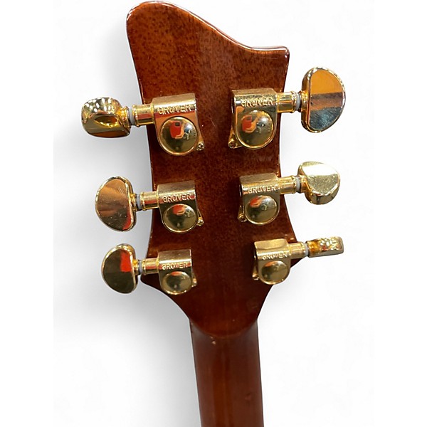 Used Wolf left handed electric guitar Amber Solid Body Electric Guitar